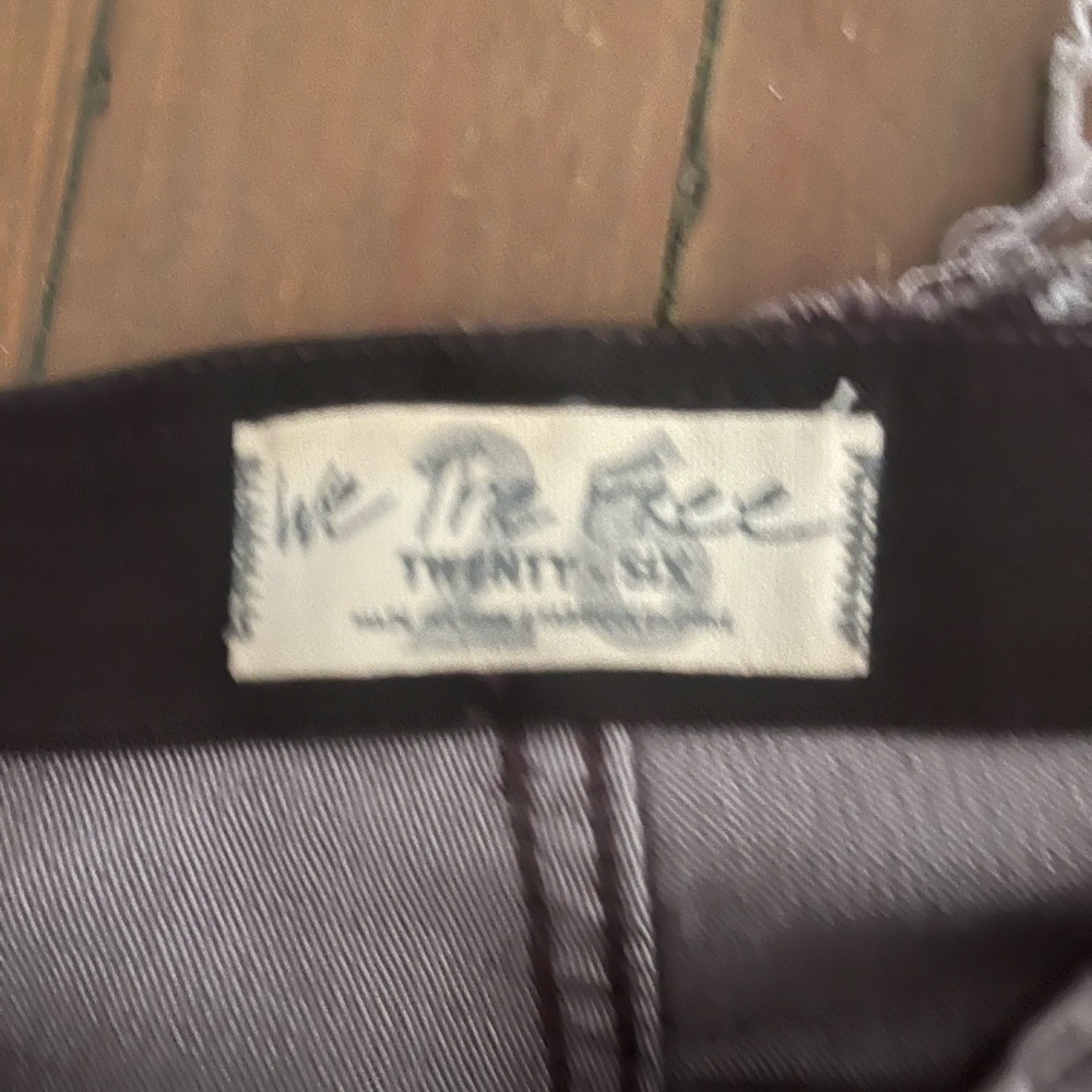 2 PAIRS! Free People Corduroy penny flare pants (dark chocolate and mocha color) - Picture 3 of 7